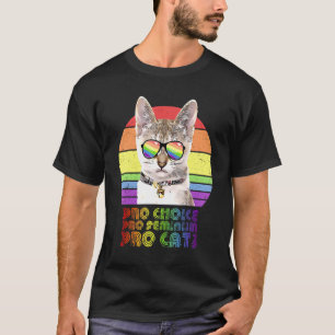 T-shirt Pro Choice Pro Feminism Pro Cat Lgbtq Feminist 2