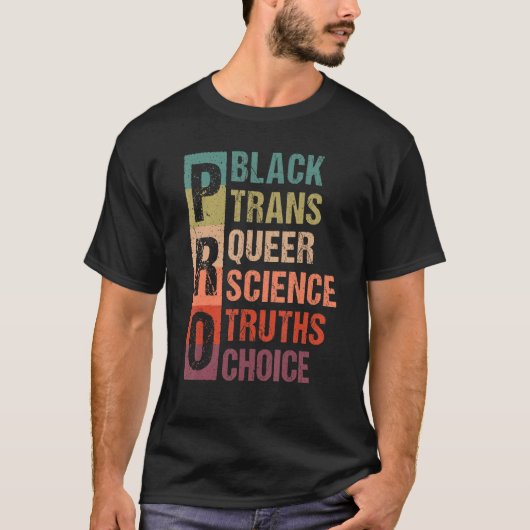 T-shirt Pro Feminisme Pro Trans Pro Science Droits des fem (Devant)