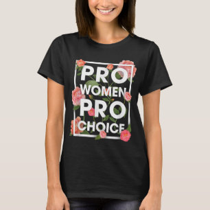 T-shirt Pro Femmes Pro Choice Floral Femen Droits Fleurs