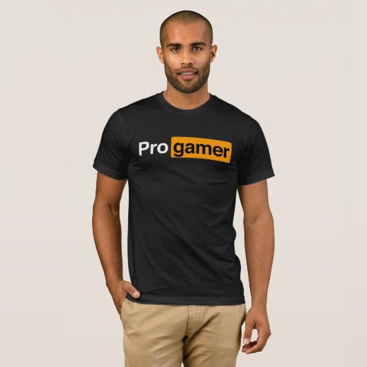 T-shirt Pro gamer (Devant entier)