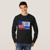 T-shirt Pro Israel Supporter Je Me Trouve Avec Israel Patr (Devant entier)