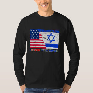 T-shirt Pro Israel Supporter Je Me Trouve Avec Israel Patr