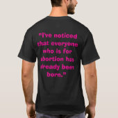 T-shirt Pro Life (Dos)