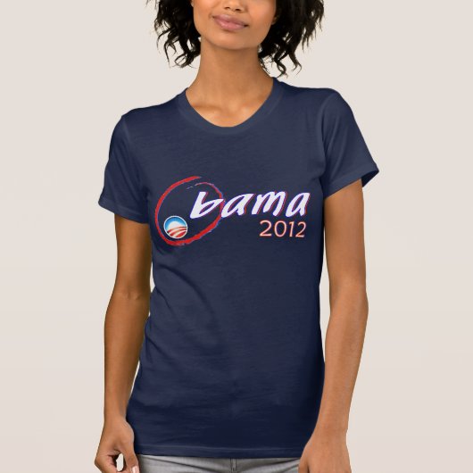 T-shirt Pro-obama des femmes (Devant)