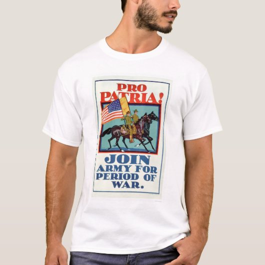 T-shirt Pro Patria ! Joignez l'armée (US02096A) (Devant)