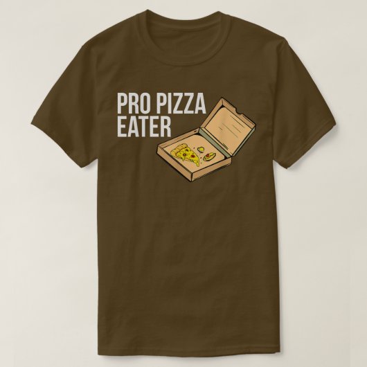 T-shirt Pro Pizza Eater4787 (Design devant)