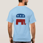 T-shirt Pro-Républicain / Anti-Démocrate (Dos)