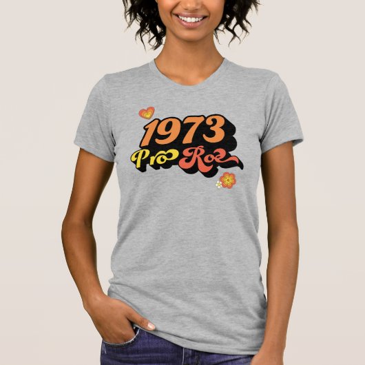 T-SHIRT PRO ROE 1973 (Devant)