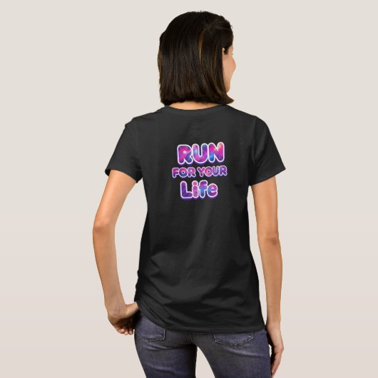 T-shirt Pro Running Motivation (Dos entier)