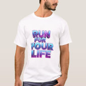 T-shirt Pro Running Motivation (Devant)
