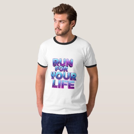 T-shirt Pro Running Motivation (Devant entier)