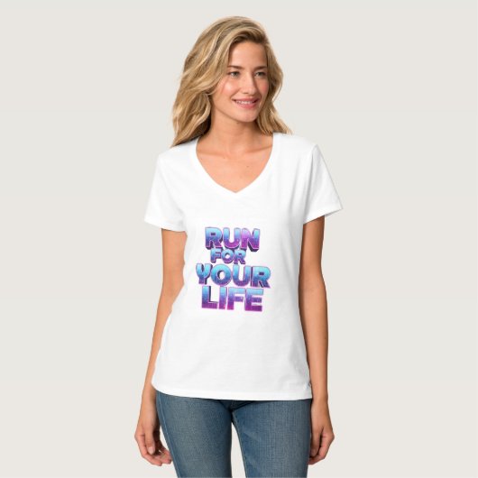 T-shirt Pro Running Motivation (Devant entier)