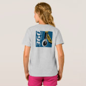 T-shirt Pro Scooter Free Rider Traces (Dos entier)