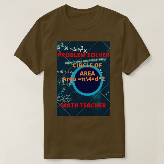 T-shirt Problem solver math teacher 51 1 (Design devant)