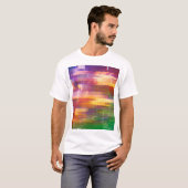 T-shirt problème Abstrait : texture de l'écran de test (Devant entier)
