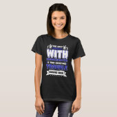 T-shirt Problème binaire du programmeur d'administration L (Devant entier)