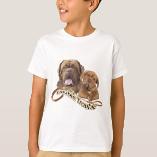 T-shirt Problème de Dogue De Bordeaux Double