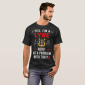 T-shirt Problème de lyre (Devant entier)