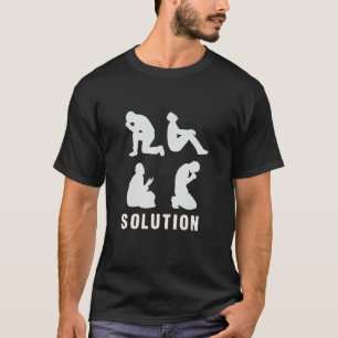 T-shirt Problème de solution Priez Islam musulman Religion