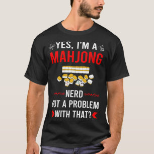 T-shirt Problème Mahjong Majong Mah Jong Mah Jong