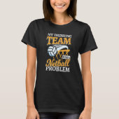 T-shirt Problème Netball Ocean Chill Wave (Devant)