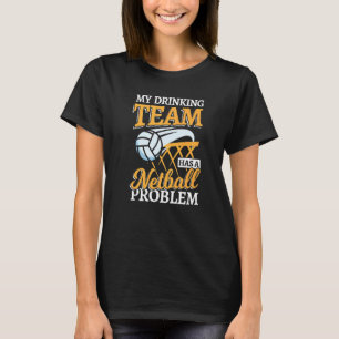 T-shirt Problème Netball Ocean Chill Wave