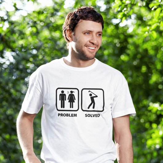 T-shirt Problème résolu Golf