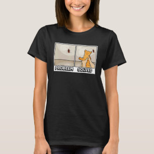 T-shirt Problème résolu Mignon Chat Chat Chat Propriétai