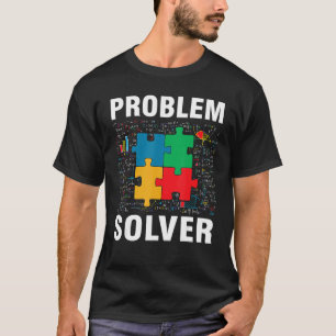 T-shirt Problème Solveur Jigsaw Puzzles Math
