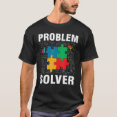 T-shirt Problème Solveur Jigsaw Puzzles Math (Devant)