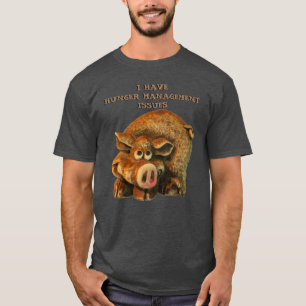 T-shirt Problèmes de gestion de la faim Drôle Cochon