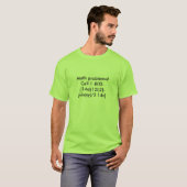 T-shirt Problèmes de maths ?  Appel 1-800- [(14x) (12i) 2] (Devant entier)