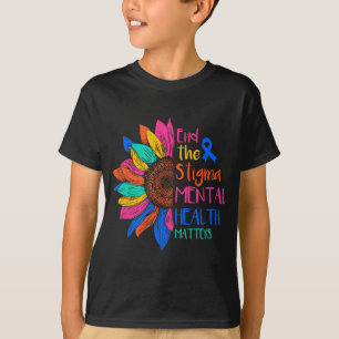 T-shirt Problèmes de santé mentale de la stigmatisation Se
