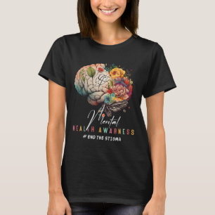 T-shirt Problèmes de santé mentale de la stigmatisation Se