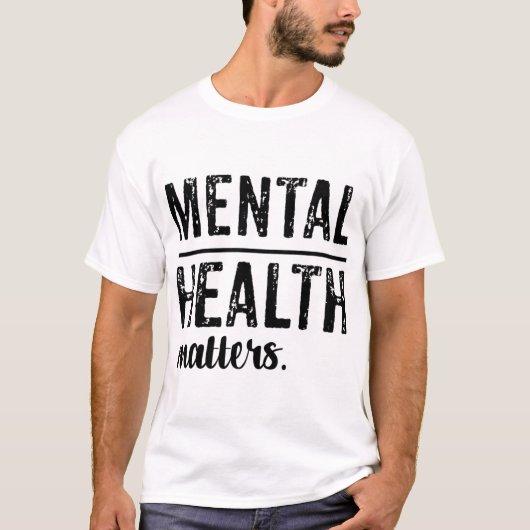 T-shirt Problèmes de santé porter vert (Devant)