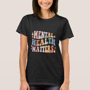 T-shirt Problèmes de Santé Soyez Gentil Groovy Rétro Sensi