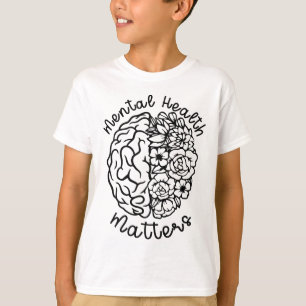 T-shirt Problèmes de sensibilisation à la santé Fleurs Cer