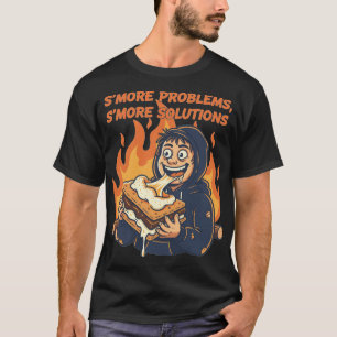 T-shirt Problèmes de Smore de Bande Dessinée Drôle Solutio