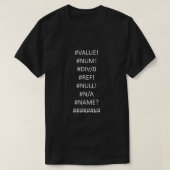 T-shirt PROBLÈMES EXCEL Classique (Design devant)