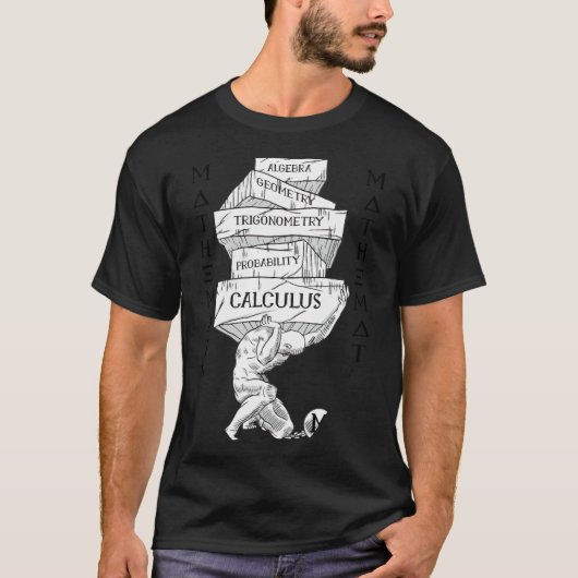 T-shirt Problèmes mathématiques bulle dans (Devant)