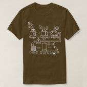 T-shirt Processus de bière brassée pour hommes Bière artis (Design devant)