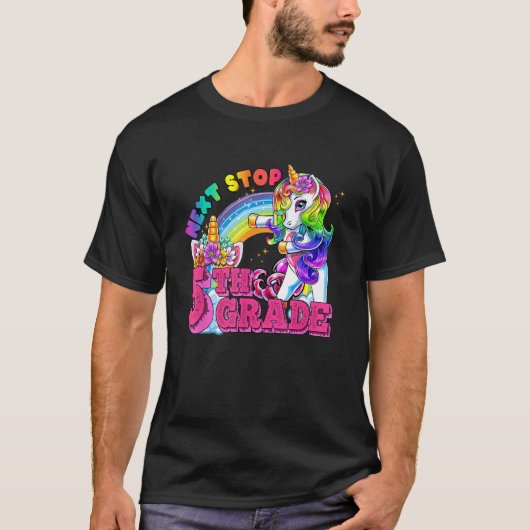 T-shirt Prochaine étape 4e grade 4e grade Graduation Floss (Devant)
