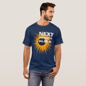 T-shirt Prochains éclipse solaire de la totalité 2024 (Devant entier)