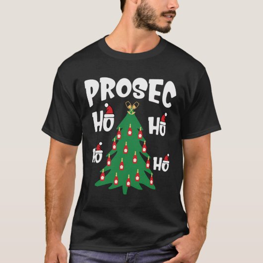 T-shirt Procuco Ho Ho Ho Drôle Noël Wine-Ho P (Devant)