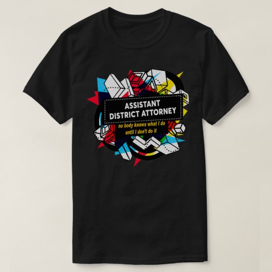 T-SHIRT PROCUREUR DE DISTRICT ADJOINT 1 (Design devant)