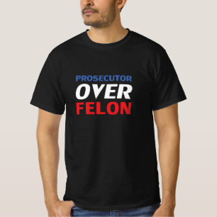 T-shirt Procureur sur la typographie rouge blanc bleu du c