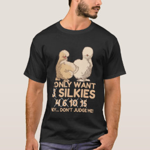 T-shirt Producteur chinois de soie Silky Silkie Poulet de