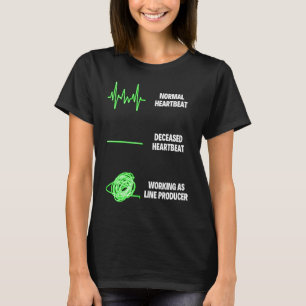 T-shirt Producteur de ligne Producteur Producteur Manager
