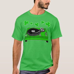 T-shirt Producteur de musique DJ Jour de la Saint Patrick 
