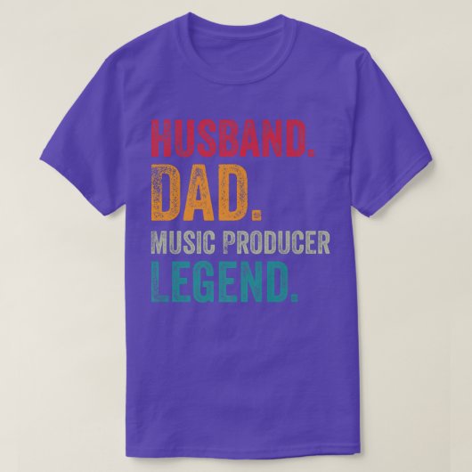 T-shirt Producteur De Musique Papa Mari Fabriquant Des Bea (Design devant)